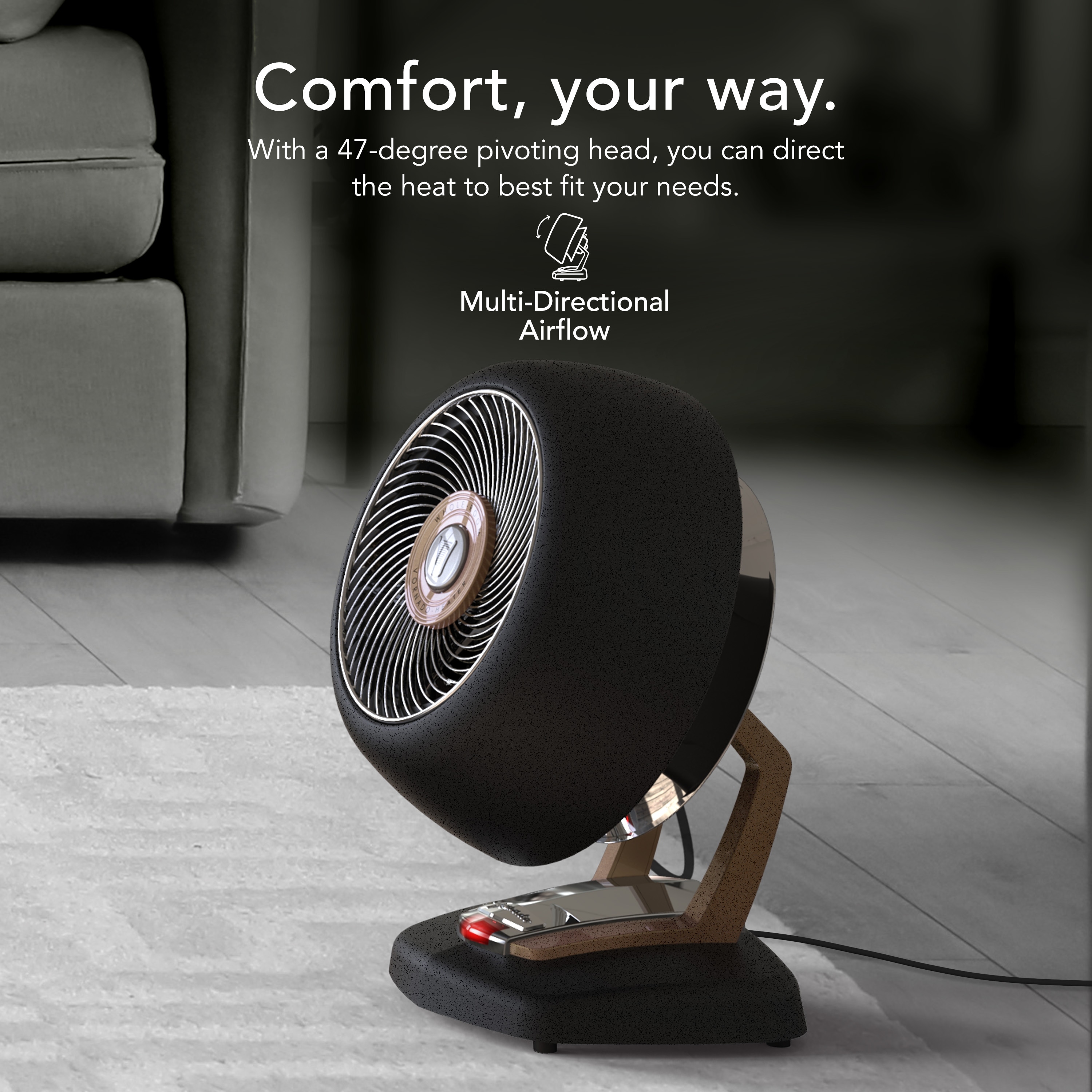 Vornado Heater Vornado Mvh Review Vornado MVH Space Heat Settings,  Adjustable Thermostat, Tip-Over