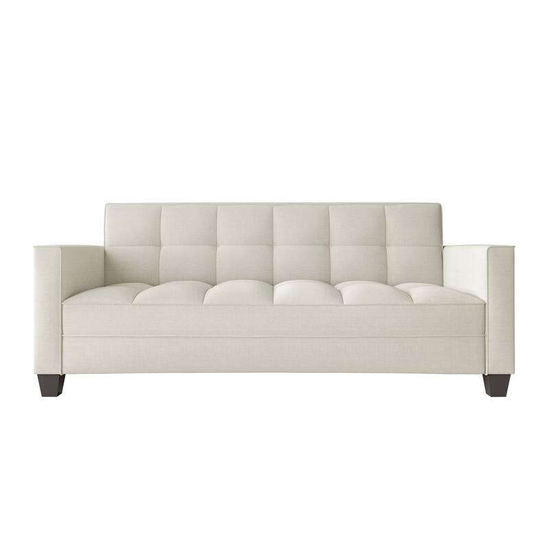 CraftPorch Chic Modern Linen Upholstered Sofa - Beige