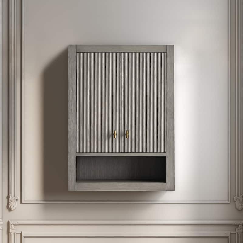 Vanity Art 24 "Wall Mounted Bathroom Storage Cabinet with Soft Close Doors