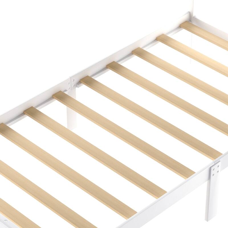Modern Platform Bed with Under-bed Drawer