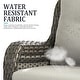 preview thumbnail 84 of 110, Pocassy 3-Piece Outdoor Swivel Bistro Set, Wicker Rocking Chairs
