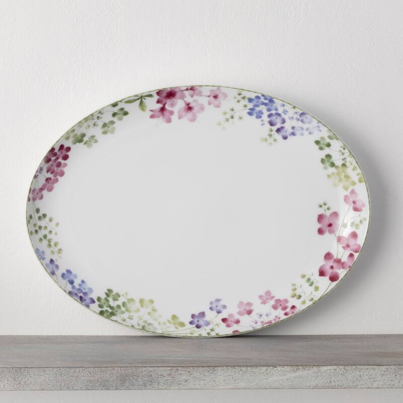 Noritake Bloomington Road Oval Platter, 14"