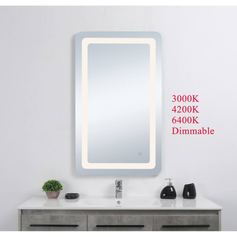 Indigo Home 20in x 40in soft edge LED mirror