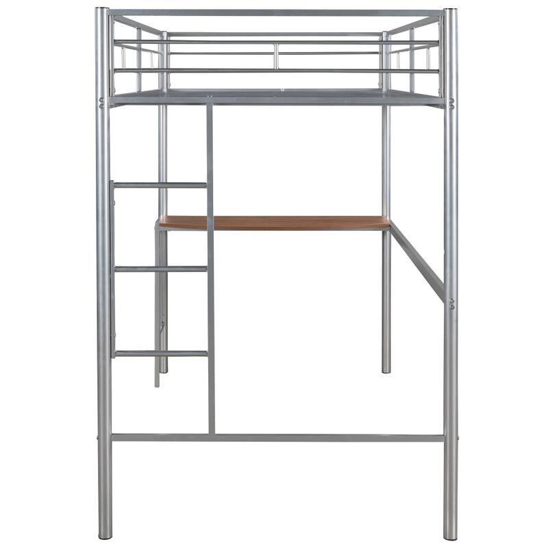 Twin Over Full Bunk Bed with Desk