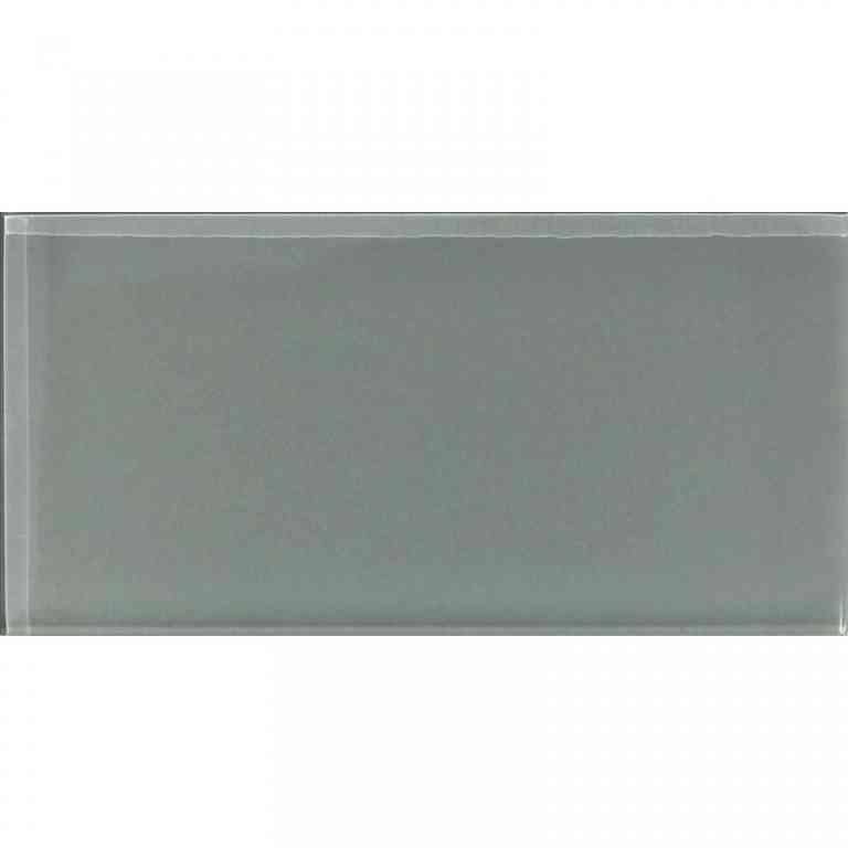 Apollo tile 3" x 6" Colorway Glossy Stone Blue Glass Tile (5 sq ft/case) - 40 Pack