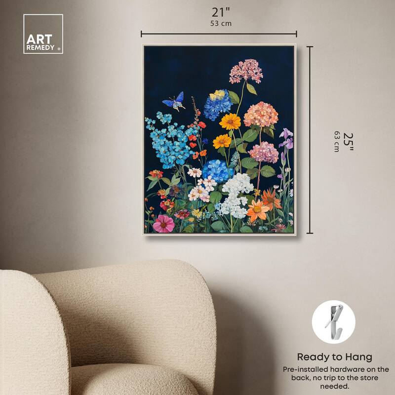 Twilight Blossoms II Canvas by Art Remedy