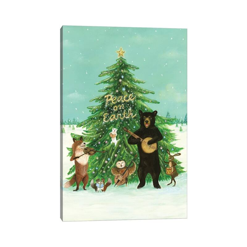 iCanvas "Peace On Earth" by Jahna Vashti Canvas Print