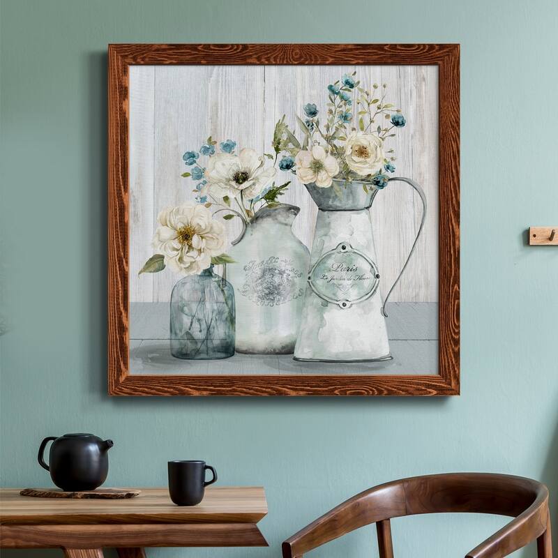 French Garden Flowers I-Premium Framed Canvas - Ready to Hang