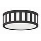 preview thumbnail 2 of 6, Kendal 3 Light Black Forged Ceiling Mount - 14"W x 5"H