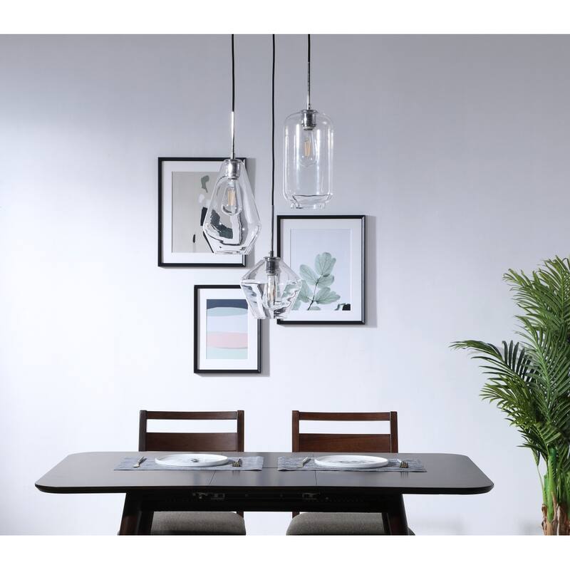 Gerald Glass 3-light Pendant