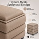 preview thumbnail 19 of 30, Aria Home Tessa Storage Ottoman Cube with Tray Top Seat Bench
