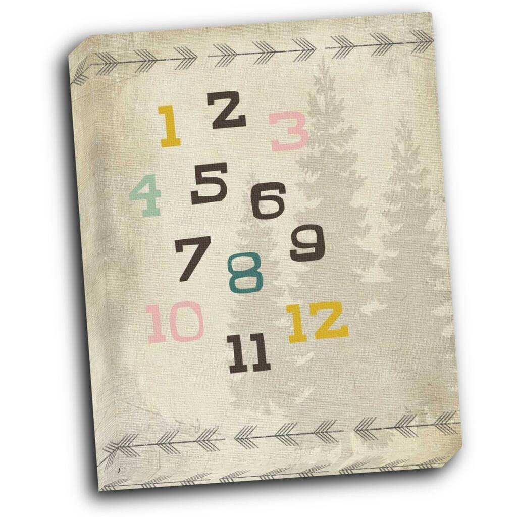 Educational Woodland 1 16x20 Gallery Wrapped Stretched Canvas