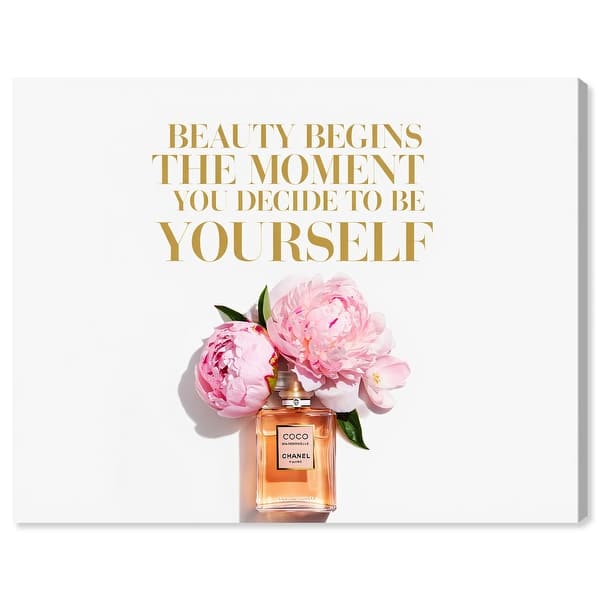 slide 2 of 6, Decidedly Beautiful Fun Quotes Canvas Print by Art Remedy 20" x 16"