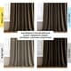 preview thumbnail 10 of 8, Exclusive Fabrics Signature Extra Wide Java Velvet Blackout Curtain (1 Panel) - Luxurious Blackout Drapery for Elegant Décor