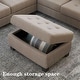 preview thumbnail 13 of 21, Sectional Corner Sofa L-shape Couch Space Saving with Storage Ottoman & Cup Holders Design for Large Space Dorm Apartment