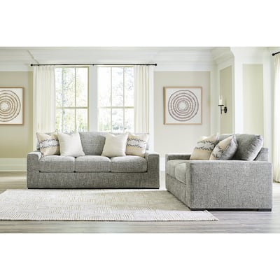 Signature Design by Ashley Dunmor Gray 2-Piece Upholstery Package - 96" W x 45" D x 42" H