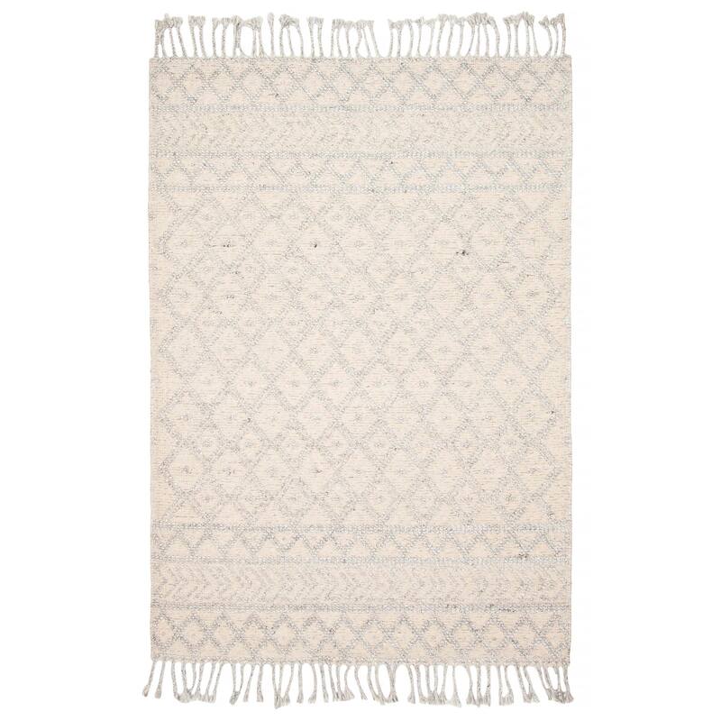 ECARPETGALLERY Braid weave Sienna Tan Wool Rug - 5'2 x 7'5 - Tan - 5'2 x 7'5