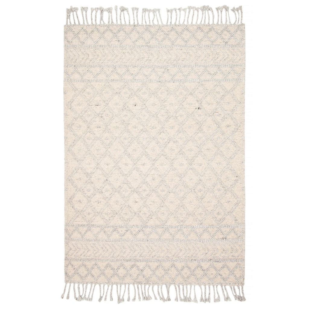 ECARPETGALLERY Braid weave Sienna Tan Wool Rug - 5'2 x 7'5