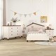 preview thumbnail 40 of 44, 3-Pieces Bedroom Sets, Platform Bed Frame with Nightstand & Storage Dresser, No Box Spring Needed, Easy Assembly