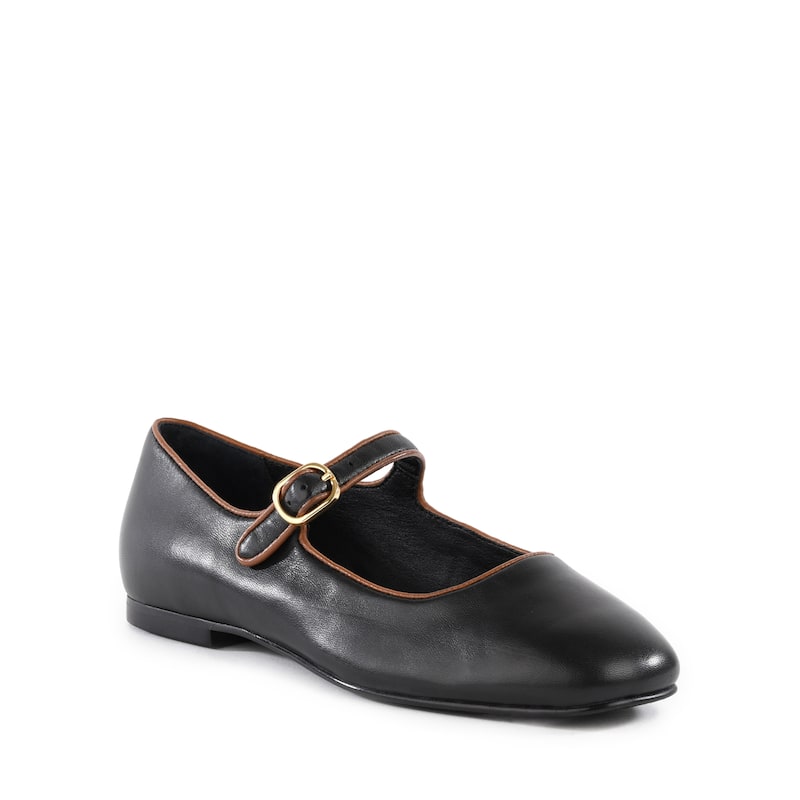 Seychelles Shea Mary Jane Flat - Black/Tan - 9.5