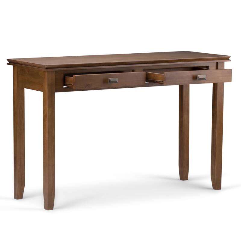 WYNDENHALL Stratford SOLID WOOD 46 inch Wide Transitional Console Sofa Table - 45.9 Inches wide