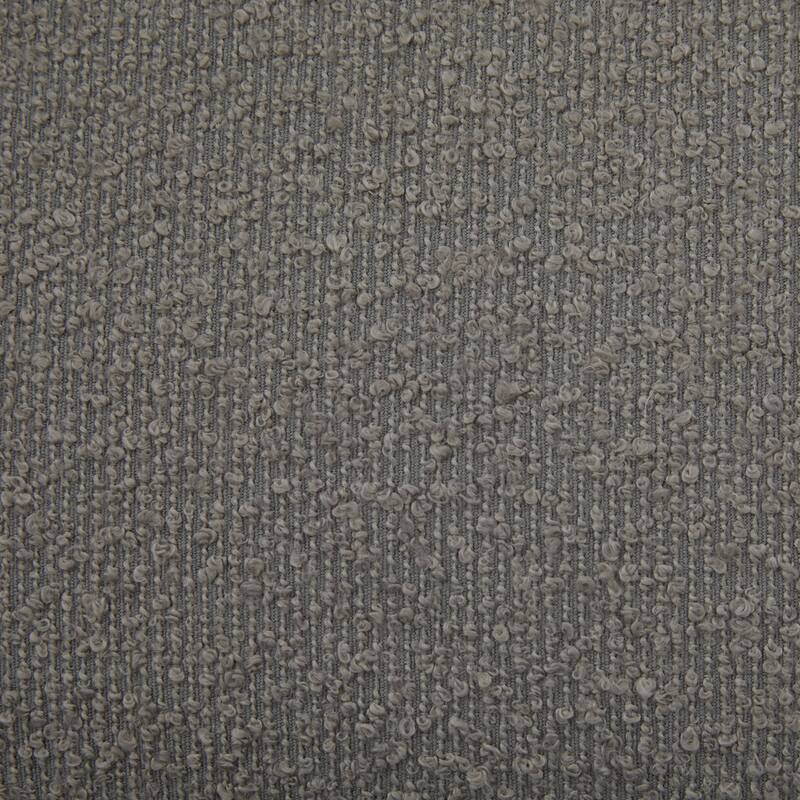 Roomfitters Round Swivel Accent Chair with Curved Backrest, Boucle Fabric Club Chair