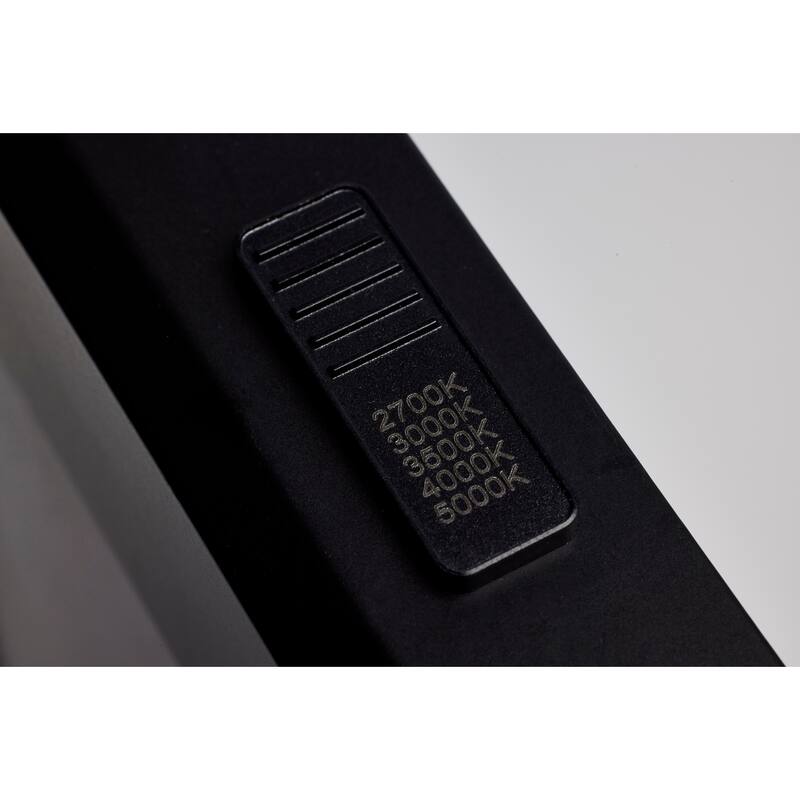 Blink Pro Plus 24W 12 in. x 24 in. Surface Mount LED CCT Selectable 90 CRI Black Finish 120/277V Rectangular Shape