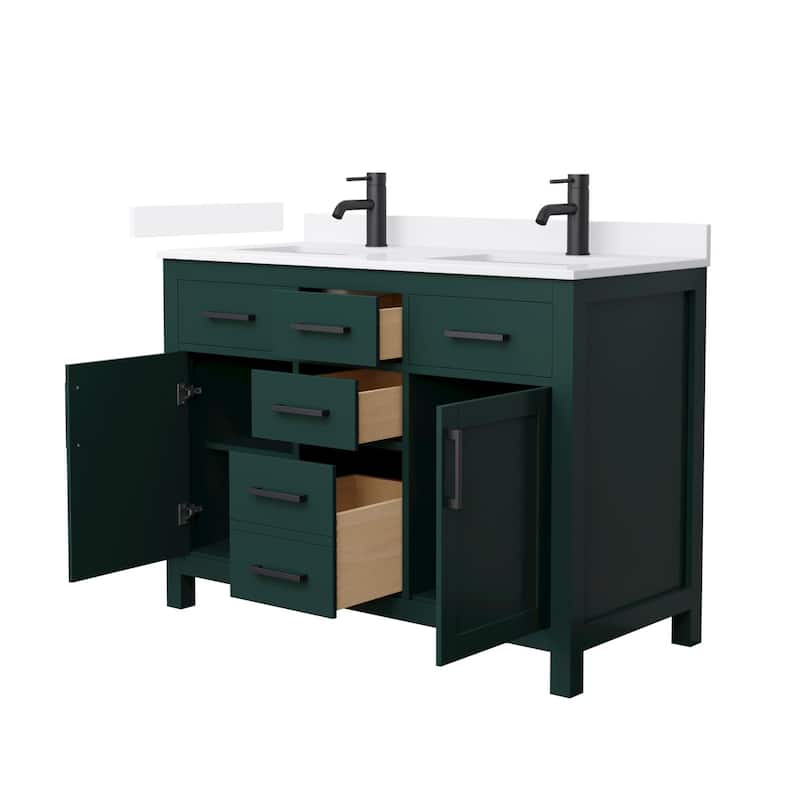 Wyndham Collection WCG2424-48D-QTZ-UNSMXX Beckett 48" Free Standing