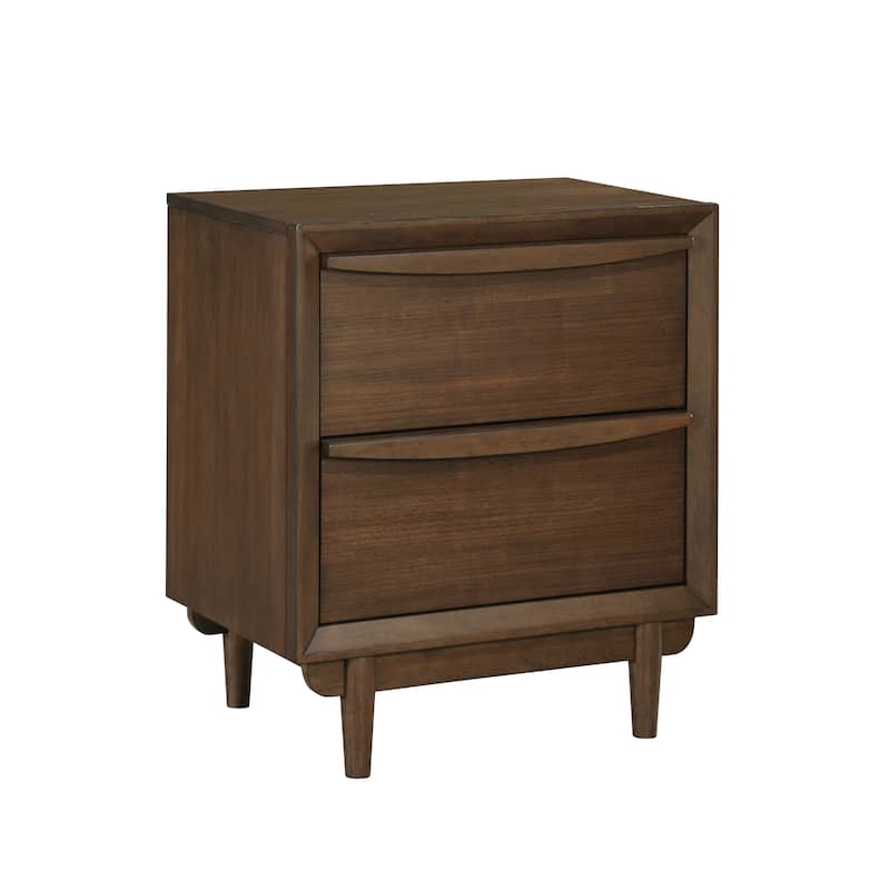 Nightstand of 2x Drawers and Charging Port 1pc