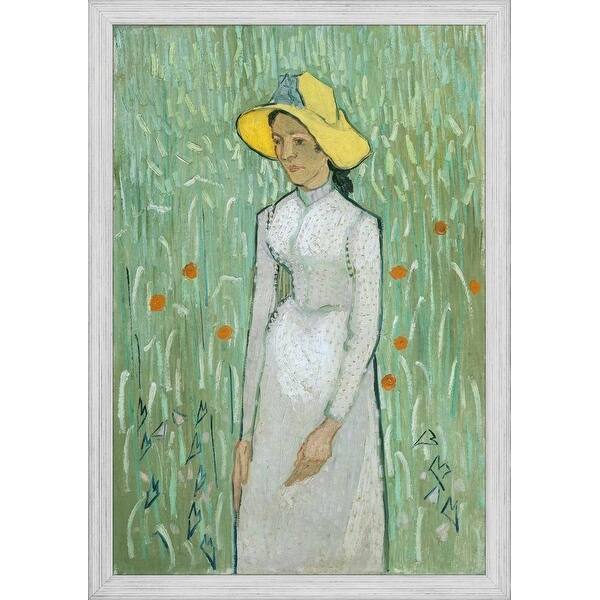 Shop Easy Art Prints S Girl In White Premium Canvas Art Overstock 25757241