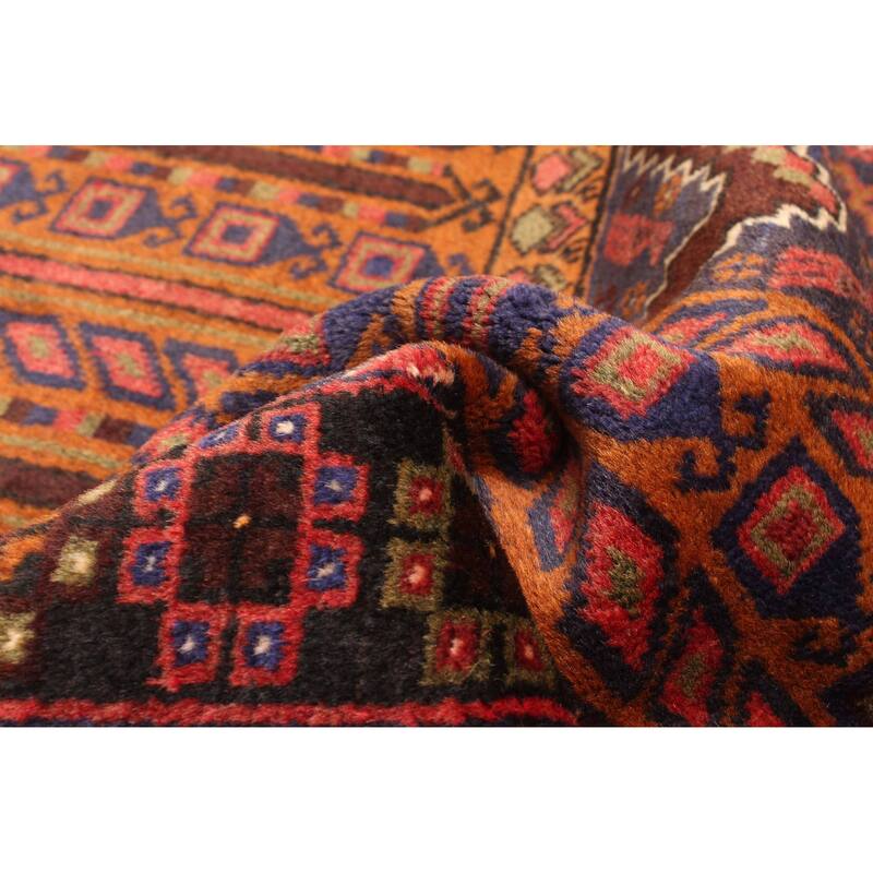 ECARPETGALLERY Hand-knotted Teimani Brown Wool Rug - 3'1 x 4'11