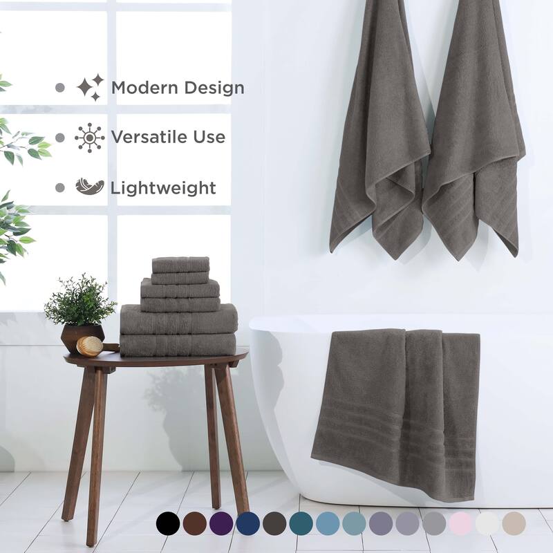 Martex Ultimate Performance Cotton Low-Lint Soft Absorbent Towel Set