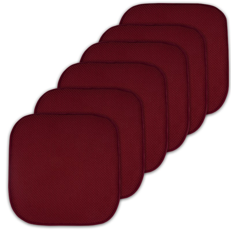 16-in. Square Non-slip Memory Foam Seat Cushions (2 OR 4)