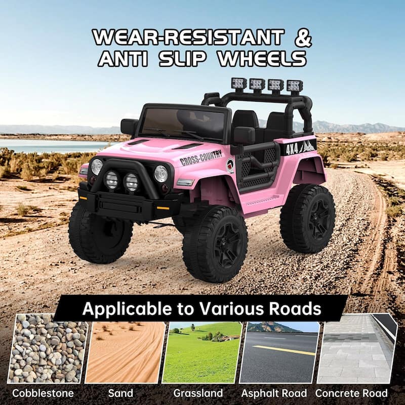 12V Kids Ride On Truck Car w/Parent Remote Control