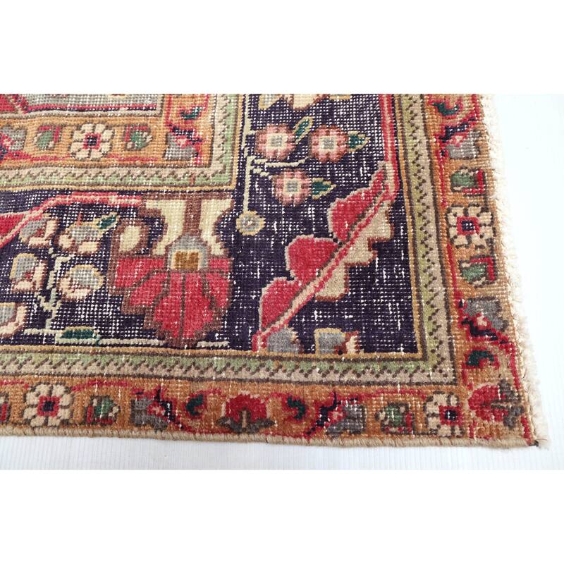 ECARPETGALLERY Hand-knotted Antalya Vintage Red Wool Rug - 6'3 x 9'4