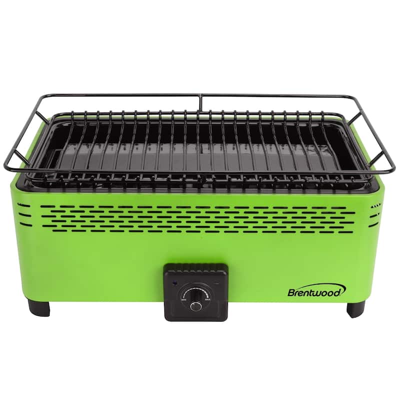 Non-Stick Battery Powered Portable BBQ in Lime
