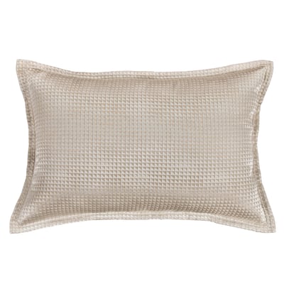 HiEnd Accents Sydney Champagne Jacquard Lumbar Pillow, 16x 24, , 1PC