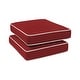 preview thumbnail 57 of 67, Haven Way Universal Outdoor Ottoman Cushion (Set of 2)