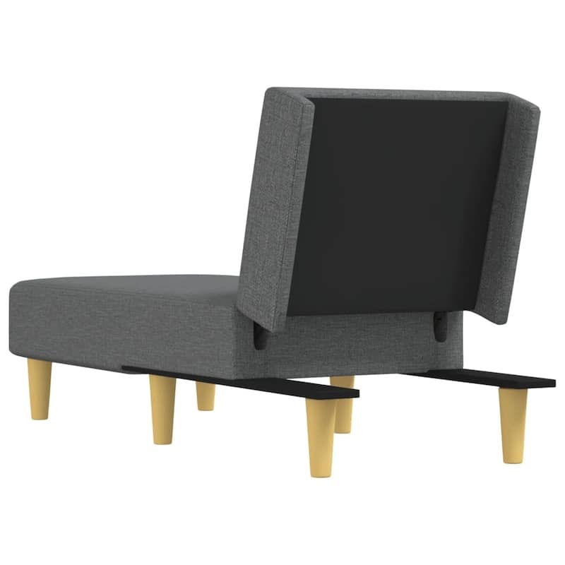 vidaXL Chaise Longue Fabric - 21.7" x 55.1" x 27.6"