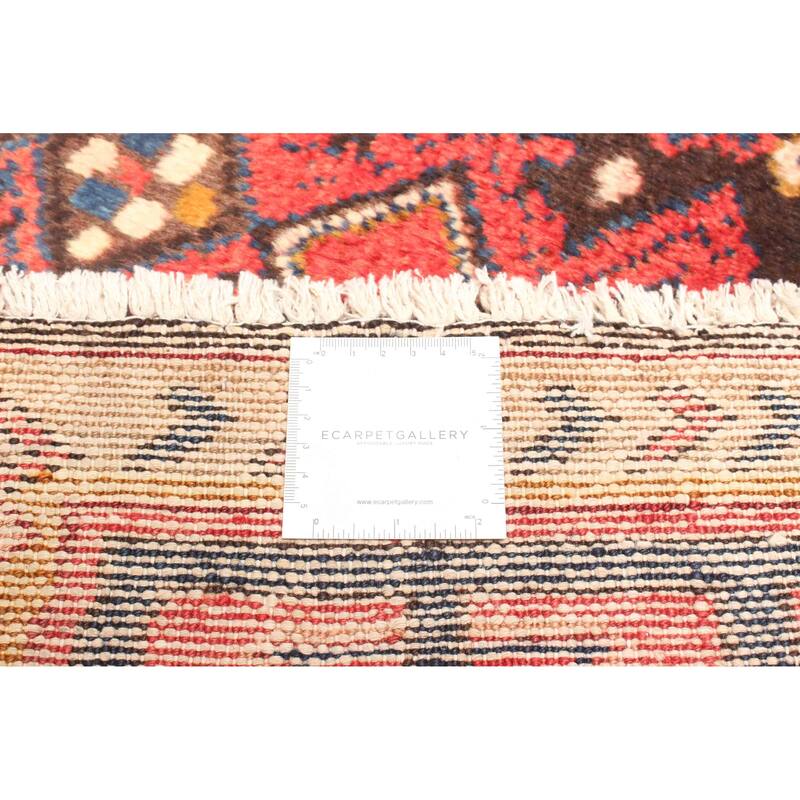 ECARPETGALLERY Hand-knotted Andelz Red Wool Rug - 3'5 x 5'6