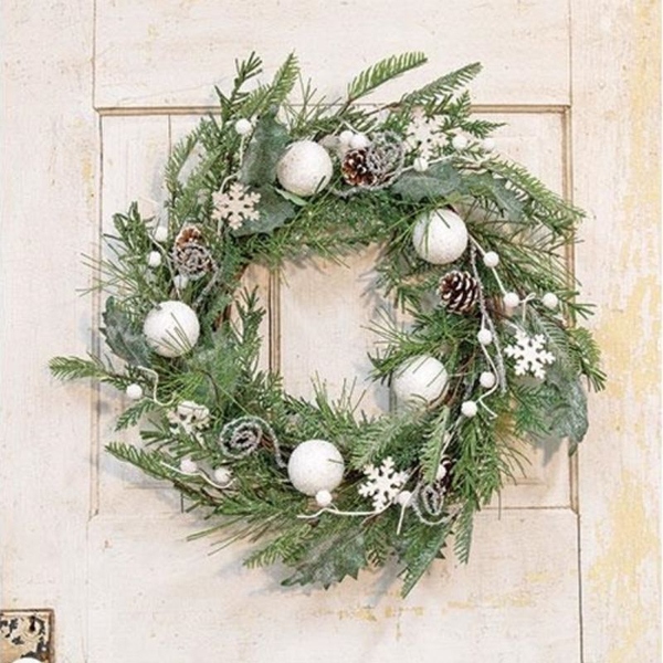 White christmas sale wreath
