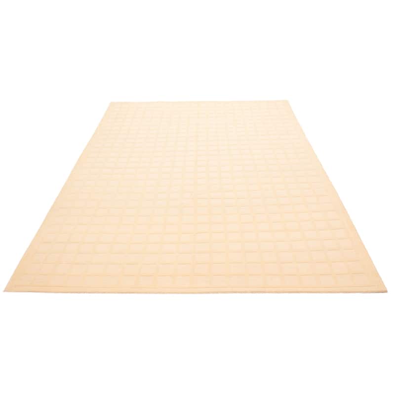 ECARPETGALLERY Hand-knotted Kathmandu Cream Wool Rug - 9'0 x 12'0