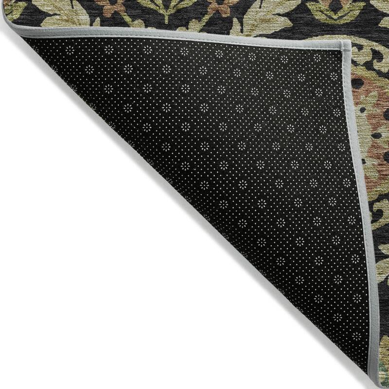 HomeRoots Floral Transitional Rectangle Outdoor Rug
