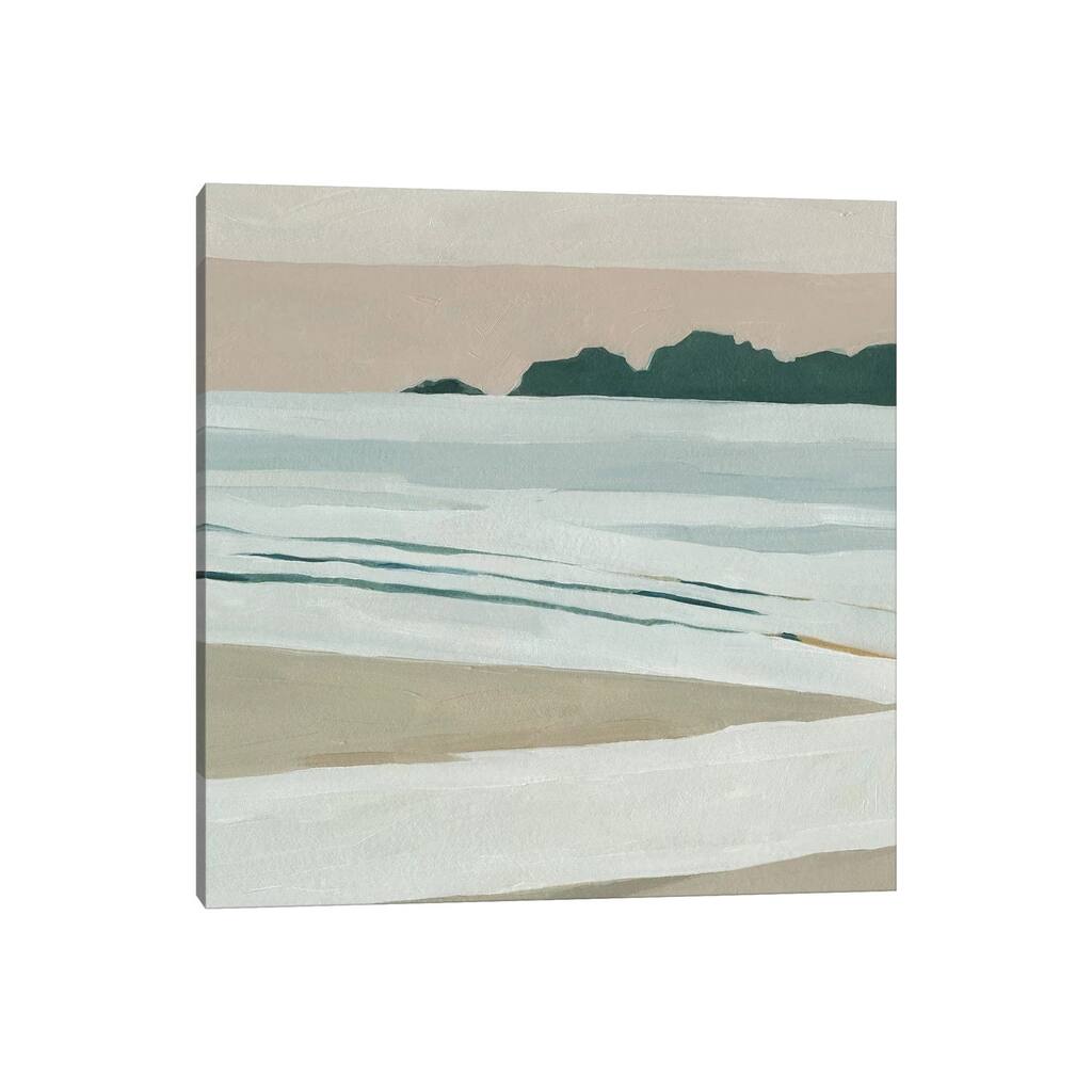 iCanvas "Coastal Lines I" by Emma Scarvey Canvas Print