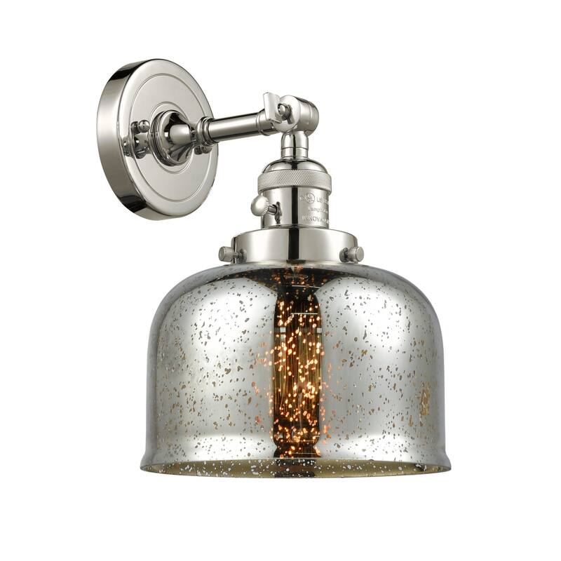 Innovations Lighting Large Bell Single Light 12" Tall Bathroom Sconce