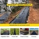 preview thumbnail 17 of 23, VEVOR Premium Weed Barrier Fabric Heavy Duty Woven Weed Control Fabric High Permeability Good for Flower Bed Polyethylene Cover