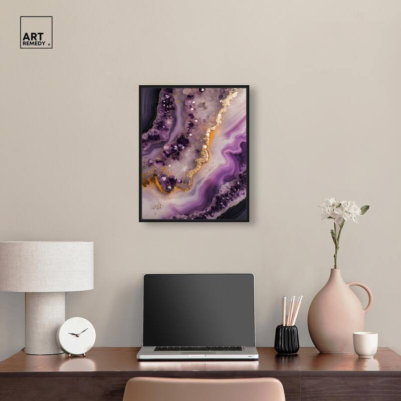 Amethystine Dream I Canvas by Art Remedy