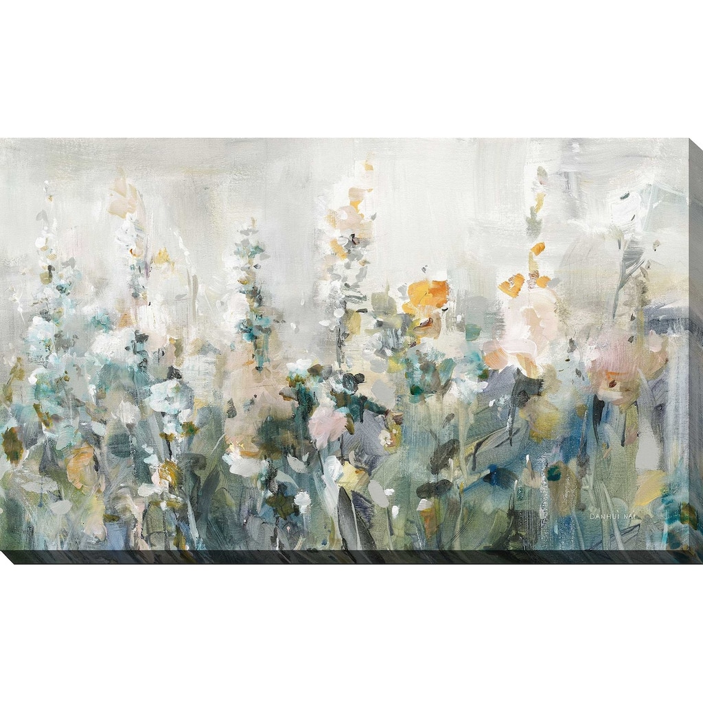 "Rustic Garden Neutral (Horizontal)" Print on Canvas