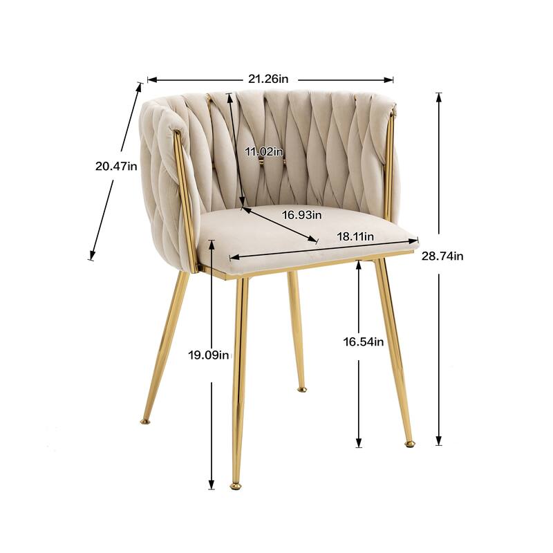 Modern Accent Chair,2PC/SET