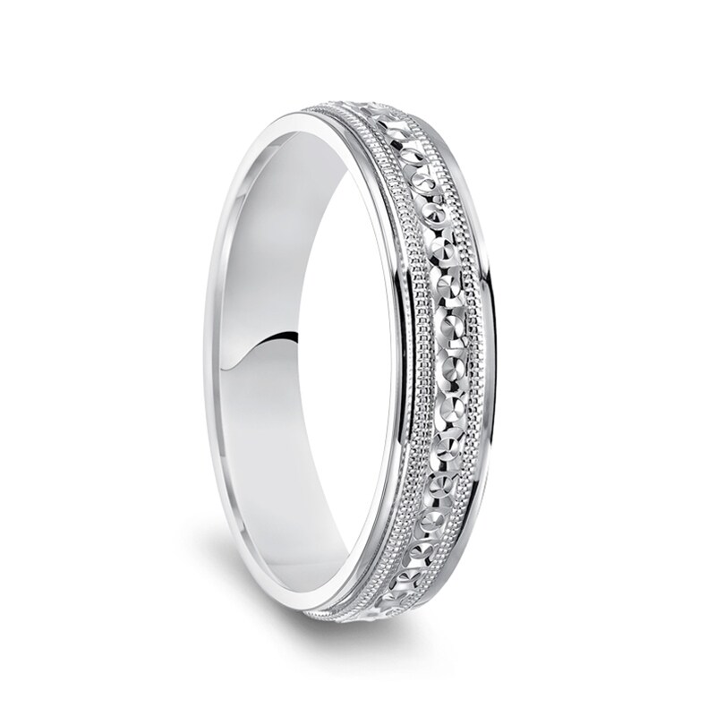Wedding Bands Classic Bands Flat Bands Titanium Flat 5mm Polished Band Size 10.5